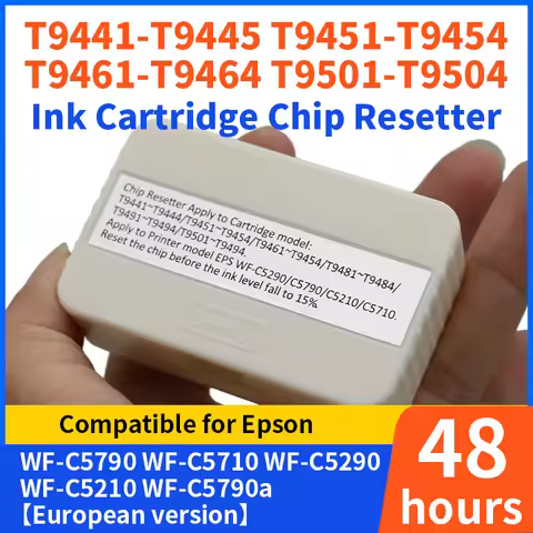 T9441 T9444 T9451 T9454 T9461 T9501 Ink Cartridge Chip Resetter For EPSON WorkForce WF-C5790 WF-C571