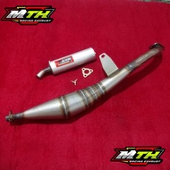 Ahm ALFA exhaust, Yamaha 100 Sports, Mate 100