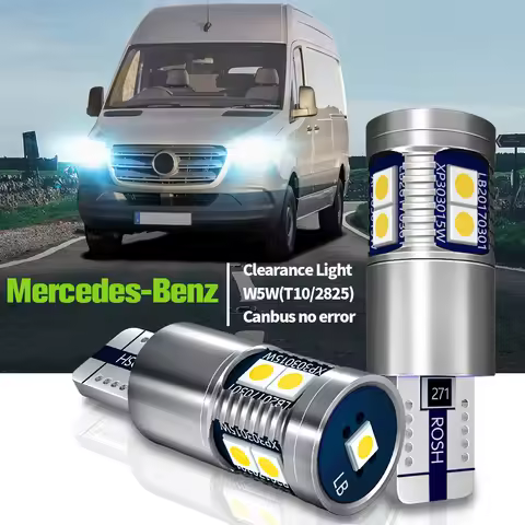 2pcs LED Parking Light Lamp W5W T10 Canbus For Mercedes Benz Sprinter B901 B902 B906 B907 B910 B903 