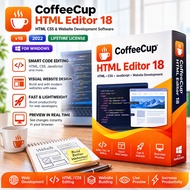 🔥 CoffeeCup HTML Editor 18 2022 Lifetime For Windows | HTML CSS & Website Development Software