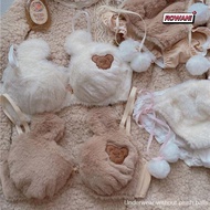 ROWAN1 Winter Bra & Brief Sets, Soft Women Lingerie Set