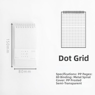 Flip Grid Coil Bound Grid Line NoteBook