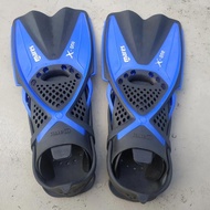 Diving Fin Mares X One size S 35 - 38 preloved Kaki Katak, snorkeling