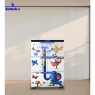 BUBBLESTAR - 3-tier plastic wardrobe Children's wardrobe/ Baby wardrobe/ - Cheap & Easy to assemble 