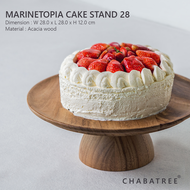 MARINETOPIA CAKE STAND 28 (ACACIA)