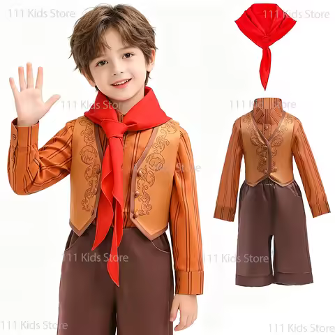 Baby Clothes Sets for Children Anime Encanto Antonio Cosplay Costume Toddler Birthday Performance Ou