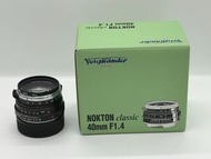 Voigtlander Nokton Classic 40mm F1.4