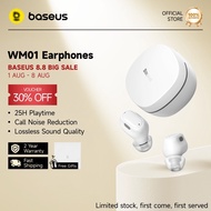Baseus WM01 TWS Earphones Bluetooth 5.3 Noise Cancelling 30H Playtime Touch Control Ultra-Light for 