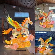 Year of the Horse Lantern Combination Large Spring Festival Lantern Lantern Shopping Mall Hotel Deco