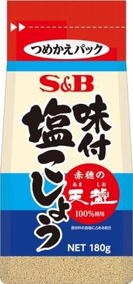 S&B 調味鹽胡椒（使用赤穗天鹽）180g