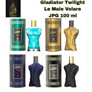 Gladiator Twilight Le Male Volare JPG Eau de Parfum 100ml For Him Ultra Male Parfum Elixir Le Beau