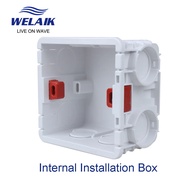 WELAIK 86*86mm 146*86mm Wall switch Socket Electrical installation Box B101W