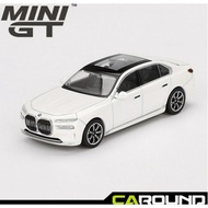 [MiniGT] 1:64 BMW i7 xDrive60 – Mineral White