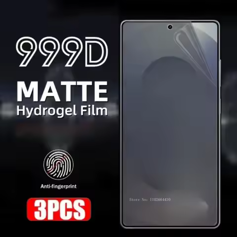 3PCS Matte Hydrogel Film for Samsung Galaxy Z Fold 3 4 5 Soft Screen Protectors for Samsung Galaxy Z