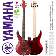 Yamaha TRBX304 กีตาร์เบส 4 สาย แบบ Active ไม้โซลิดมะฮอกกานี คอเมเปิ้ล/มะฮอกกานี 5 ชั้น ปิ๊กอัพฮัมคู่