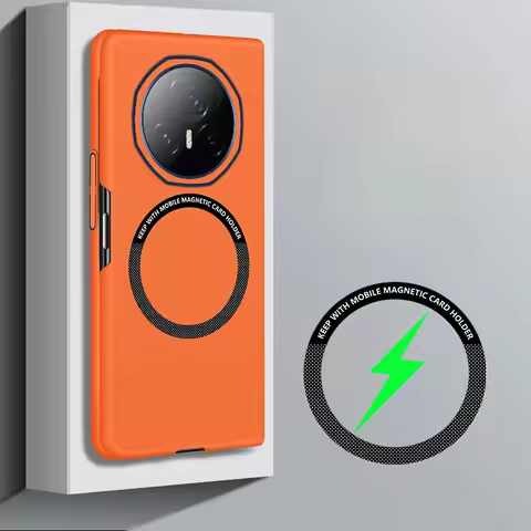 Fashion Slim Frameless Hard PC Case Honor Magic V3 V2 5G for Magsafe Magnetic Wireless Charging Shoc