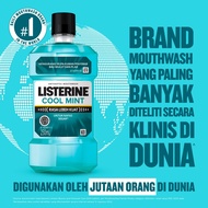 Listerine Cool Mint Mouthwash (Obat Kumur Antiseptik Listerine Rasa Mint Segar)