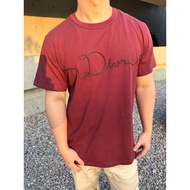 2026Dior Men Women Printed T-Shirt Outer Wear T-Shirt Business T-Shirt Round Neck T-Shirt Daily Comm