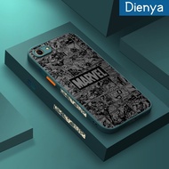 เคส Dienya สำหรับ OPPO A83เคสแข็งมีน้ำค้างแข็งโปร่งใสการ์ตูนขอบด้านข้างเคสซิลิโคนรูปสี่เหลี่ยมฝาหลัง