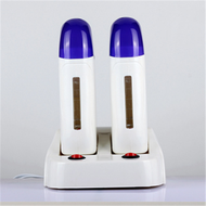 NEW Double Roll On Roller Depilatory Wax Heater Hair Remover Removal Waxing Hand massage new