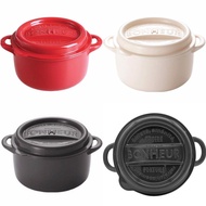 🇯🇵直送日本製造 YAMADA BONHEUR Food Container with Lid Round Compact Box Snack Fruit Lunch Bowl Storage Box