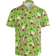 Summer Boys Clothes Golf t-Shirt Short-Sleeved Polo Shirt Quick-Drying Boutique Clothes Mens t-Shirt