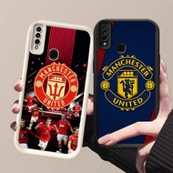 DK-89 Manchester City Silicone Casing black and white for OPPO Realme Narzo Reno F15 10A A31 20A 3 A