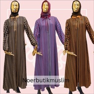 Hikmat Fashion Original A8847-12 Abaya Hikmat  Noerbutikmuslim Gamis