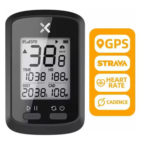 XOSS G+ GPS Bike Bicycle Cycling Computer Stopwatch LCD Display Waterproof IPX7