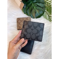 100% Authentic Coach Men Wallet Logo (black)
