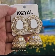 Indian earrings / bell earrings / indian bell earrings / jhumka earrings / matching earrings / dinne