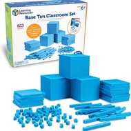 Learning Resources Plastic Base Ten Class Set - 823 Pieces