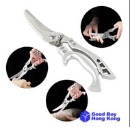 [全新New] 不鏽鋼強力廚房剪刀 (雞骨剪) Stainless Steel Strong Grip Kitchen Scissors (Poultry Shears For Cutting Chi