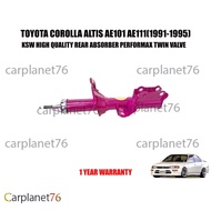 TOYOTA COROLLA SEG AE101 AE111 (1991-1995) REAR ABSORBER PERFORMAX TWIN VALVE GAS TYPE KSW 1 YEAR WA
