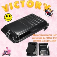 Metal Generator Air Housing & Filter For Honda GX340 11HP GX390 13HP Carburetor