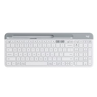 Logitech K580บลูทูธไร้สายสองโหมดน้ำหนักเบาอุปกรณ์หลายแป้นพิมพ์โทรศัพท์มือถือแท็บเล็ตและคีย์บอร์ดคอมพ