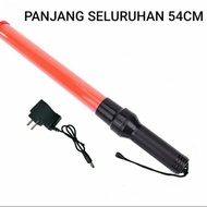 Lampu Lalin Cas Panjang 54cm Dan 40cm Lampu Lalin Lalu Lintas Charger/Cas / Lampu Parkir