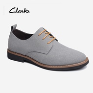 Clarks_คอลเลกชันสิ่งทอ Grandin Plain บุรุษรองเท้าสบาย ๆ รองเท้าทางการของผู้ชาย PZ-5561