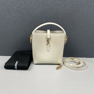 YSL白金全皮LE 37迷你水桶包