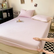 Super Soft Fitted Bedsheet Single / Queen / King Super King Super Single Size Bedsheet Cadar Pillowc