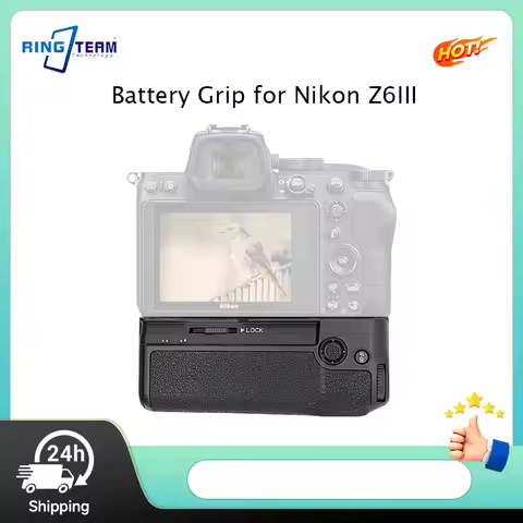 MB-N14 Vertical Battery Grip for Nikon Z6 III Z5 II Z6III Z5II Works with EN-EL15 Wireless Remote fo