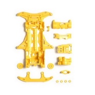 TAMIYA 95353 AND 95354 VS Reinforced Chassis Set (Yellow) and (Red)