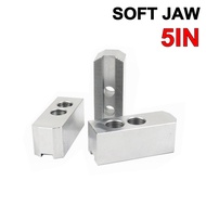 MESIN Soft Jaw 5" LEXEES Claw Lathe 5 Inch 3 Jaw Chuck Lathe CNC