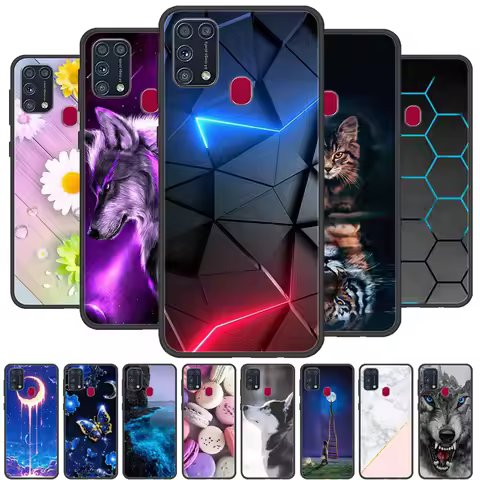 For Samsung M31 Case Phone Cover Silicone Soft TPU Back Cover for Samsung Galaxy M31 M 31 case SM-M3