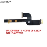 Laptop LCD Screen Cable for DELL XPS 13 9315 P153g (2022) 4K TOUCH DA30001N611 HDP33 LF-L232P DT21D 