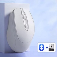 TIANCHUANG|Wireless Mouse, 1600DPI Rechargeable Ergonomics Wireless Mouse, Gamer Mouse 2.4Ghz+BT5.0 