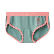 Women's Solid Color Cotton Comfortable Breaths Easy Sport Briefs A6384