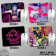 ARCANE Leage of Legends Jinx Graphic Design Mousepad