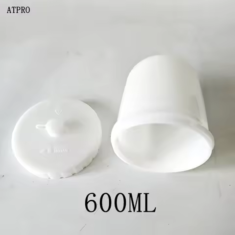 Original ANEST IWATA Spray Gun Pot S27 WS400 W400 Spray Gun Plastic Tank 600 Ml upper Pot Accessorie
