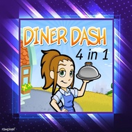 [ PC ] Diner Dash Collection 4 in 1 ( With DLC ) Offline PC Game ( Digital Download )